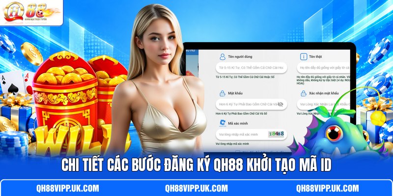 Chi tiết các bước đăng ký QH88 khởi tạo mã ID