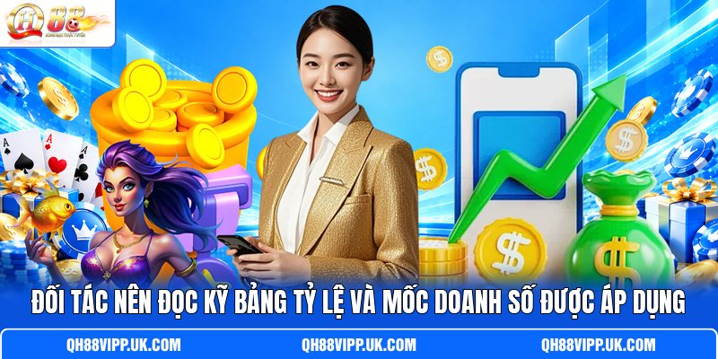 Đối tác nên đọc kỹ bảng tỷ lệ và mốc doanh số được áp dụng Đối tác nên đọc kỹ bảng tỷ lệ và mốc doanh số được áp dụng