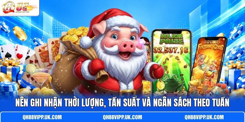 Nên ghi nhận thời lượng, tần suất và ngân sách theo tuần Nên ghi nhận thời lượng, tần suất và ngân sách theo tuần